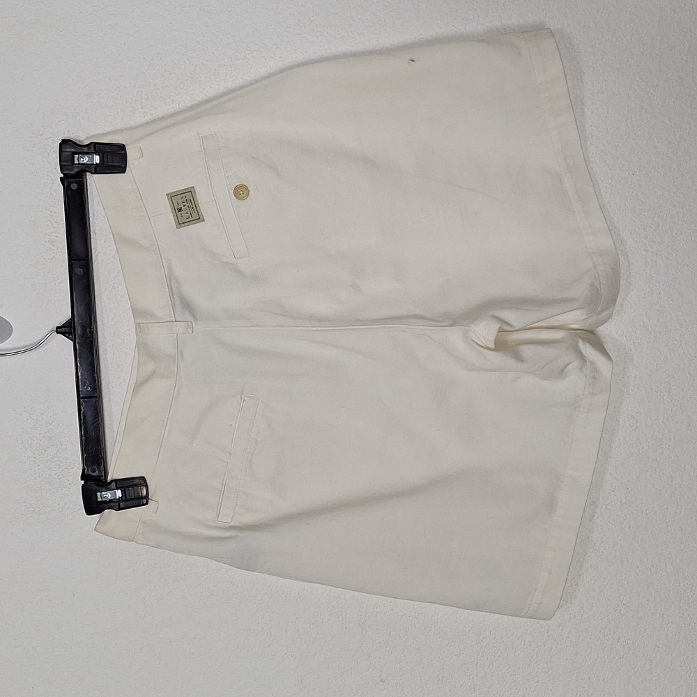 Lauren Ralph Lauren "NEW" White Preppy Old Money High Rise Chino Shorts Size 10 - Picture 5 of 11